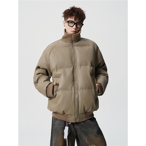 MY253-特P110控188 100聚酯纤维立领棉衣外套男棉服面包服图片
