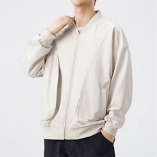 户外夹克男棒球领纯色上衣冲锋衣外套DSA157B-JK7869-P70，男装夹克，电商A157B