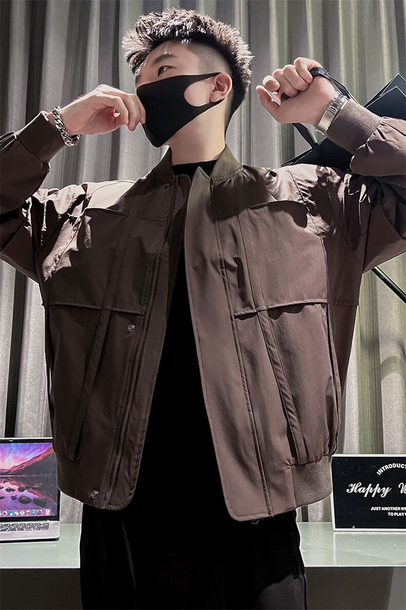 JK01-P98控138春秋季潮牌工装棒球服外套2025新款男装上潮流痞帅,男装工装外套,星座102A（原电商D309-1）