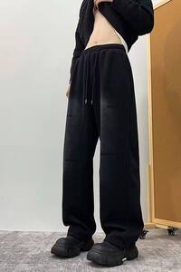 2025新款渐变裤子运动裤宽松直筒休闲裤潮流痞帅现货 K8273-P54图片