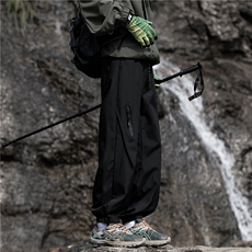 抖音品质秋季山系机能防水束脚宽松冲锋裤B315-K814-特p30控58，男装休闲裤，电商B315