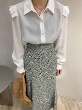 2022年春款衬衣+半裙，女装半身裙，POHIO葆伊