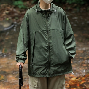 冰丝防晒衣男夏季薄款户外运动连帽冲锋外套防紫外线防晒服图片