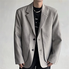 2025秋新款商务单西领小西装休闲西服外套上衣XZ3102，男装西服套装，星座1108