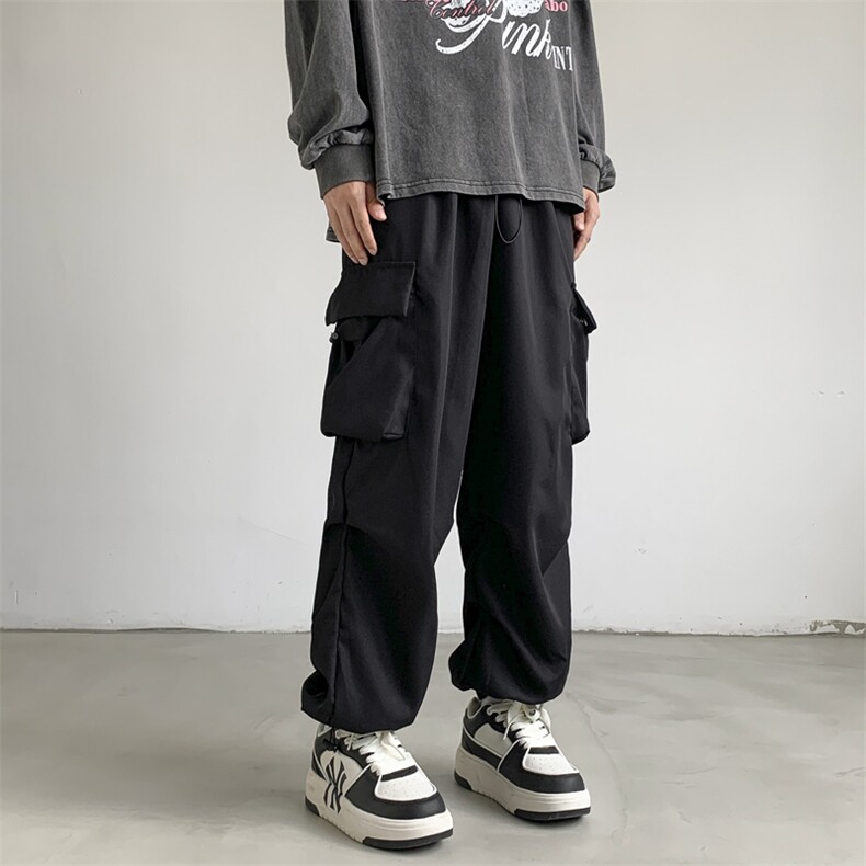 美式高街机能工装裤男潮牌束脚夏季复古痞帅直筒裤炸街JM630-P36,男装休闲裤,星座1008