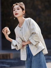 中式2026年春季新款短外套，女装短外套，靓衣阁