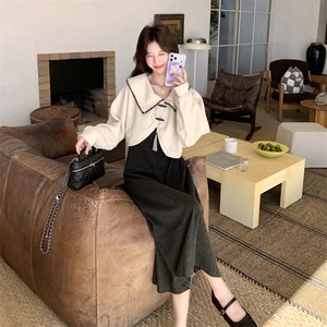 新款 披肩连衣裙两件套套装621-p185-k299图片