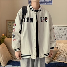 棒球服男潮牌春秋宽松外套秋季韩版潮流休闲夹克上衣W5841-P67，男装夹克，星座512-2