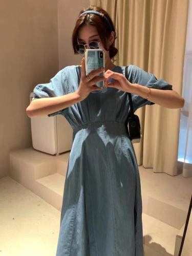 【现货】夏季新款韩系高品质天丝牛仔连衣裙，女装连衣裙，1+9