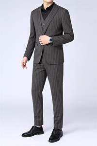 GDN5172四季款新款男士礼服西装修身商务休闲男装西服三件套装图片
