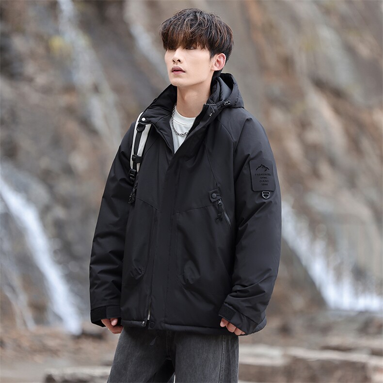 冬季男士冲锋衣加棉加厚棉服户外棉袄潮流棉衣潮A266-MY8015-P75，男装棉衣，电商A266