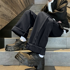 2025男女新款西裤休闲裤直筒长裤504-K190-P55控78(加绒P65控89)，男装西裤，星座504