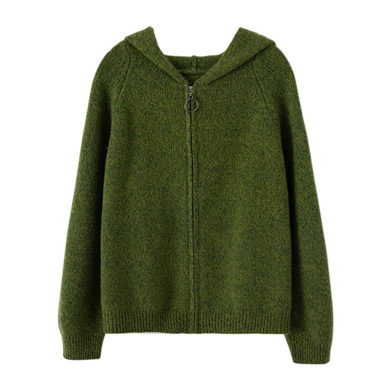 慵懒风35%羊绒针织衫女宽松外穿秋季新款韩版网红洋气减龄，女装羊绒衫，初婷羊绒