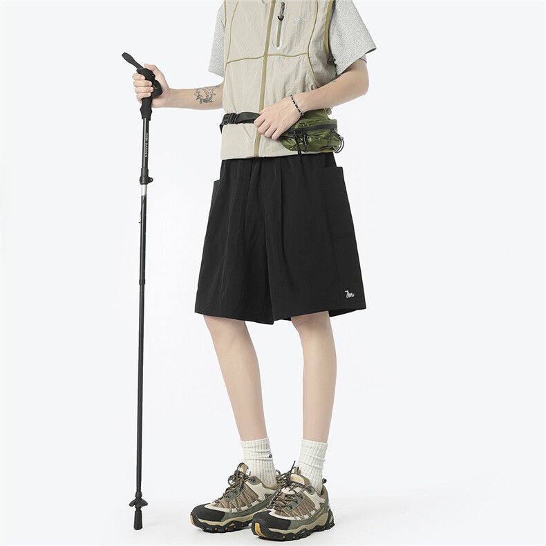 速干塔丝隆户外短裤2025夏装美式工装大口袋机能短裤DK305-P30,男装休闲裤,电商042