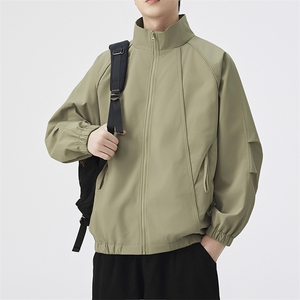 春季新款宽松立领夹克男纯色上衣外套DSA157B-JK7921-特P56图片