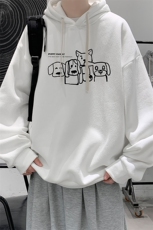 8XL连帽卫衣男大码胖子帽衫大号运动服WY2404-P35，男装卫衣，电商A040