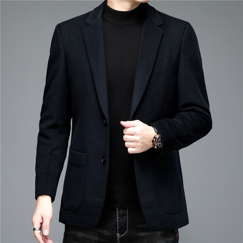 2021羊毛西服男西服领中年男士休闲潮流外套ALXB8201-P300,男装西服,电商B212（原钱塘6029）