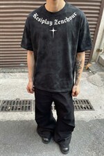 美式扎染短袖T恤夏季印花复古潮牌t恤男XT63099-TP2548，男装T恤，电商A102