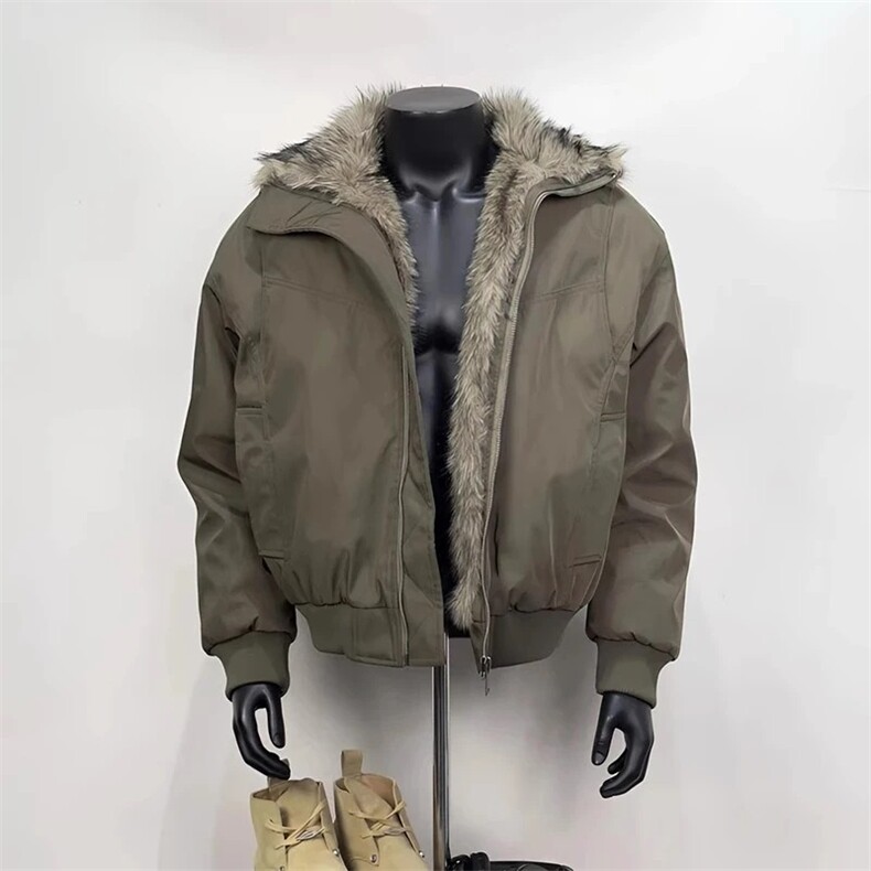203-6FM78P93特冬季座山雕毛领男加厚短款棉服,男装棉衣,星座203-6(原电商259)