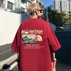 量大优供视频220克美式短袖t恤T3083得物直播有280克品质，男装T恤，电商A486
