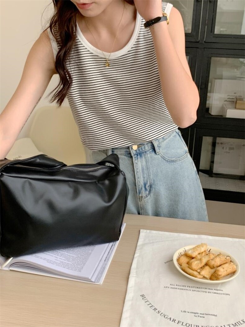 条纹背心百搭款，女装背心吊带，DAP