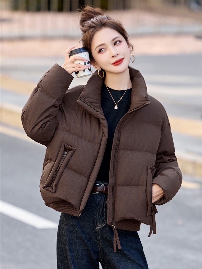 2025年冬季90白鸭绒羽绒服,女装羽绒服,艾尚靓装