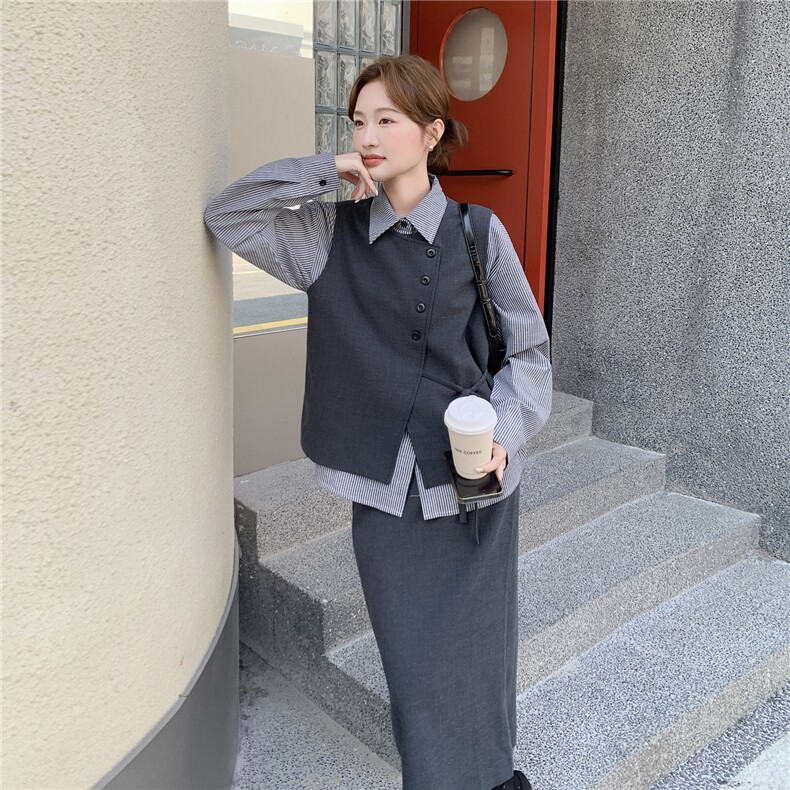 新款时尚套装女三件套套裙C252-2702-P195K318,女装套装/套裙,2C252