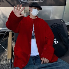 圆领毛衣男港味2023秋季复古日系针织衫开衫MY121P53，男装针织衫/毛衣，星座1116-2