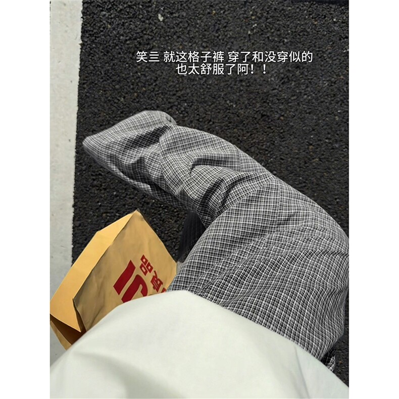 日系潮流元素舒适长裤慵懒高街韩式复古街头休闲裤K805TP45控88,男装休闲裤,电商A102B