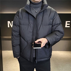 新标90绒云朵泡芙穿刺羽绒服男冬季2025新款A313-55803-P355，男装羽绒服，电商A313