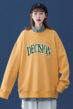 春季小众衣服2024年新款韩版字母宽松显瘦长袖卫衣W167P30控48，男装卫衣，A247A