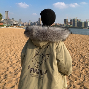 MM48078-P130 冬季大毛领棉衣男士大码加厚棉袄男棉服图片