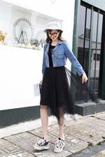 【现货】秋装新款连衣裙两件套装，牛仔外套?纱裙，女装连衣裙，萱萱家