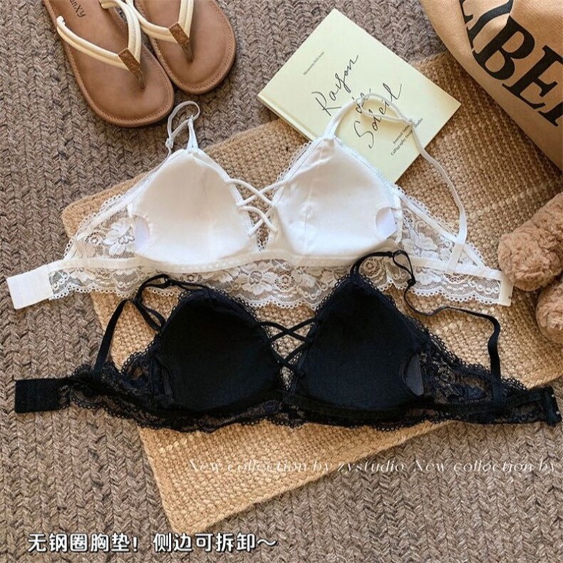 性感诱惑蕾丝背心小吊带深V内搭带胸垫短款上衣打底衫,女装背心吊带,梦白服饰厂