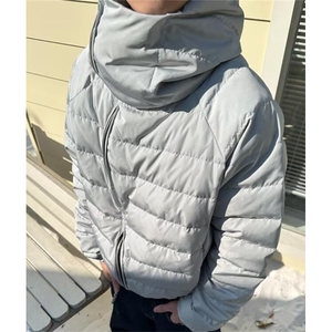冬季男士连帽纯色棉服新款百搭加厚保暖棉袄子外套 M8501图片