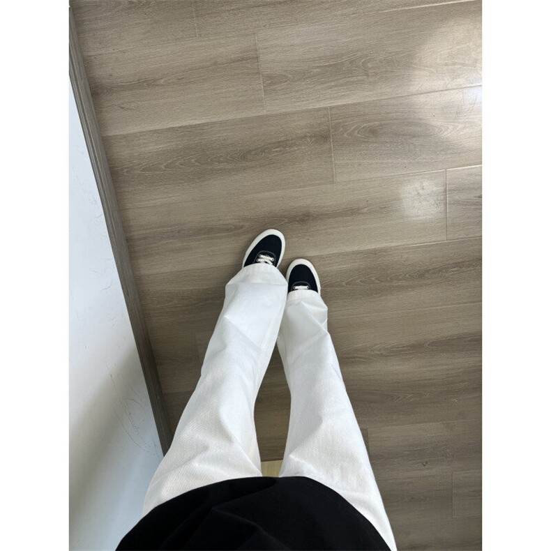 cleanfit白色牛仔裤男款美式高街vibe裤子痞帅高级感显腿长直筒裤,男装牛仔裤,星座1007（原301D）