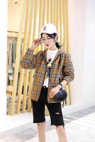 2021春装新款格子外套，女装，春语雨桐