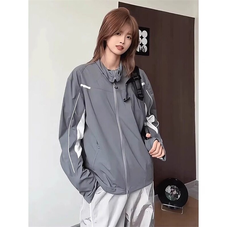 cleanfit立领防晒外套男款夏季薄款户外防晒衣高级感速干JY116,男装夹克,星座1116A（原606A-3）
