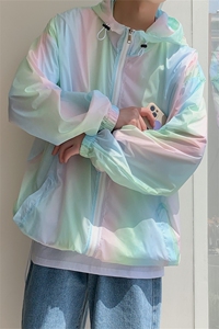 F3050/P38新款七彩防晒衣男夏季防晒服宽松遮阳运动薄款外套夹克图片