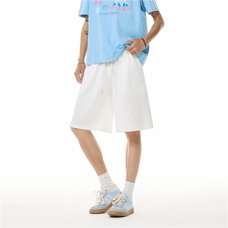 夏季新款简约设计感透气休闲舒适冰丝短裤B315-K25560-特p25控48,男装牛仔裤,电商B315