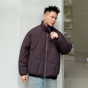 2025冬季标90绒立领白鸭绒羽绒服大码 357-p320图片