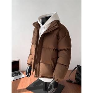 现货高品质美式高街冬季重磅三防加厚羽绒棉衣厚外套面包棉服图片