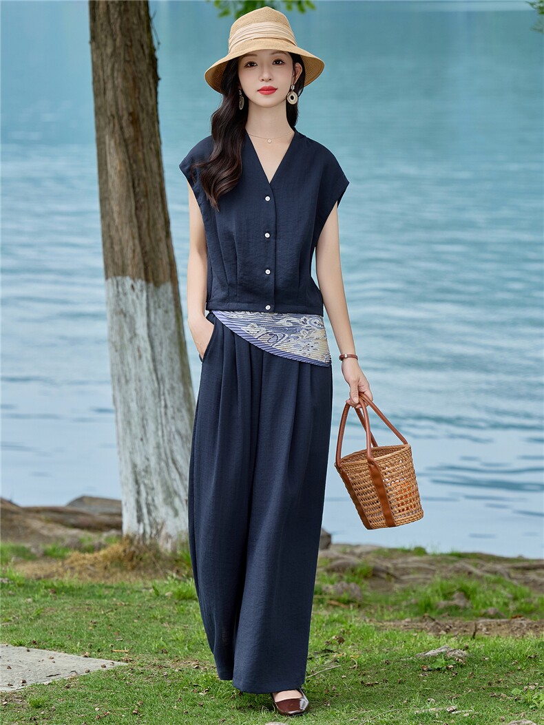 2026年夏季时尚气质休闲两件套,女装套装/套裙,依路服饰