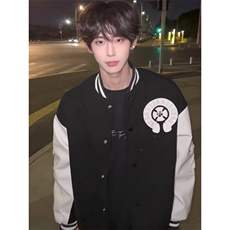 [000]刺绣棒球服夹克男女宽松休闲外套潮JA079-M416-P64，男装夹克，电商A079