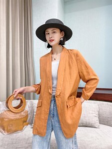 水洗苎西装,女装西装,昊焕