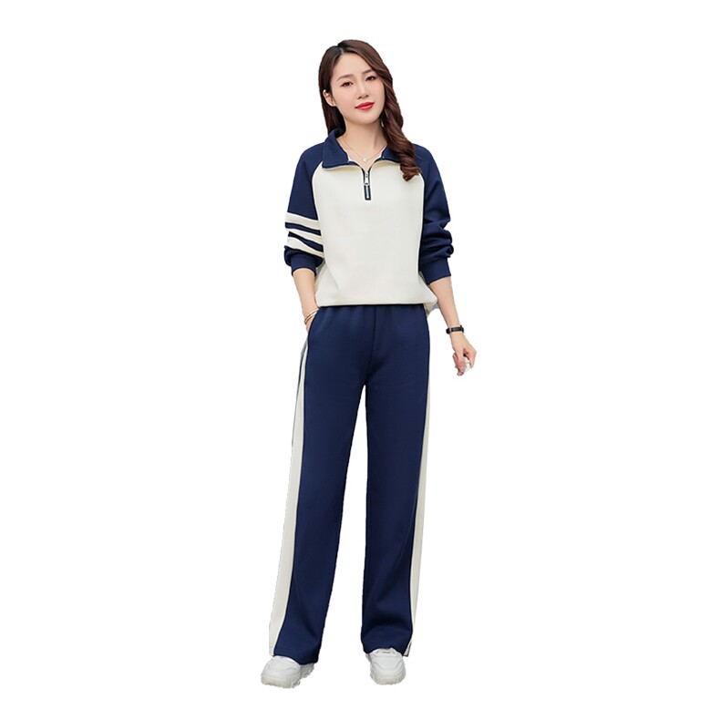 休闲运动套装女2024夏季新款韩版宽松显瘦时尚短袖短裤卫衣两件套,女装套装/套裙,凝聚力
