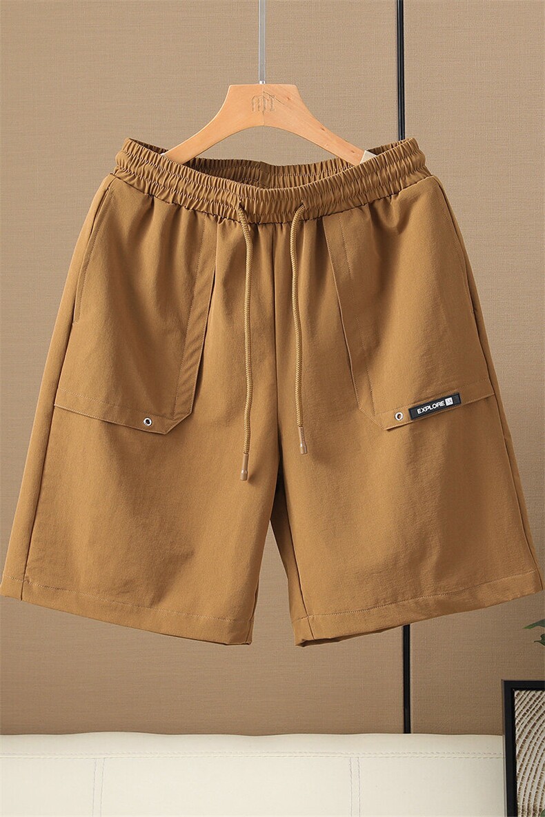 抖音品质速干跑步宽松直筒运动休闲五分裤A146-GY505特p35量大优,男装牛仔裤,HDA146