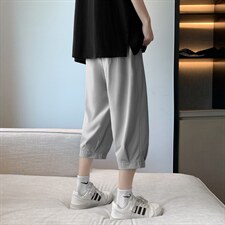 2023春夏新款运动裤男宽松束脚显瘦潮牌休闲裤男2077-特批20，男装休闲裤，星座718-1