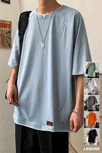 数据款！仿纯棉短袖t恤男新款百搭宽松潮流休闲T恤衫TC3011-P25图片