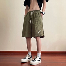 2025速干激光打孔印花短裤特P25M-5XL，男装牛仔裤，电商B325